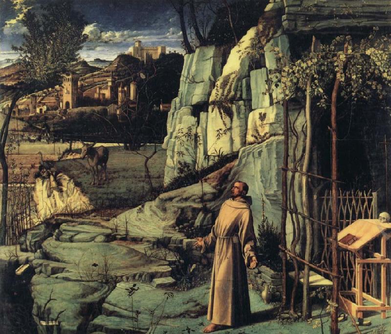 Gentile Bellini St.Francis in the Desert France oil painting art